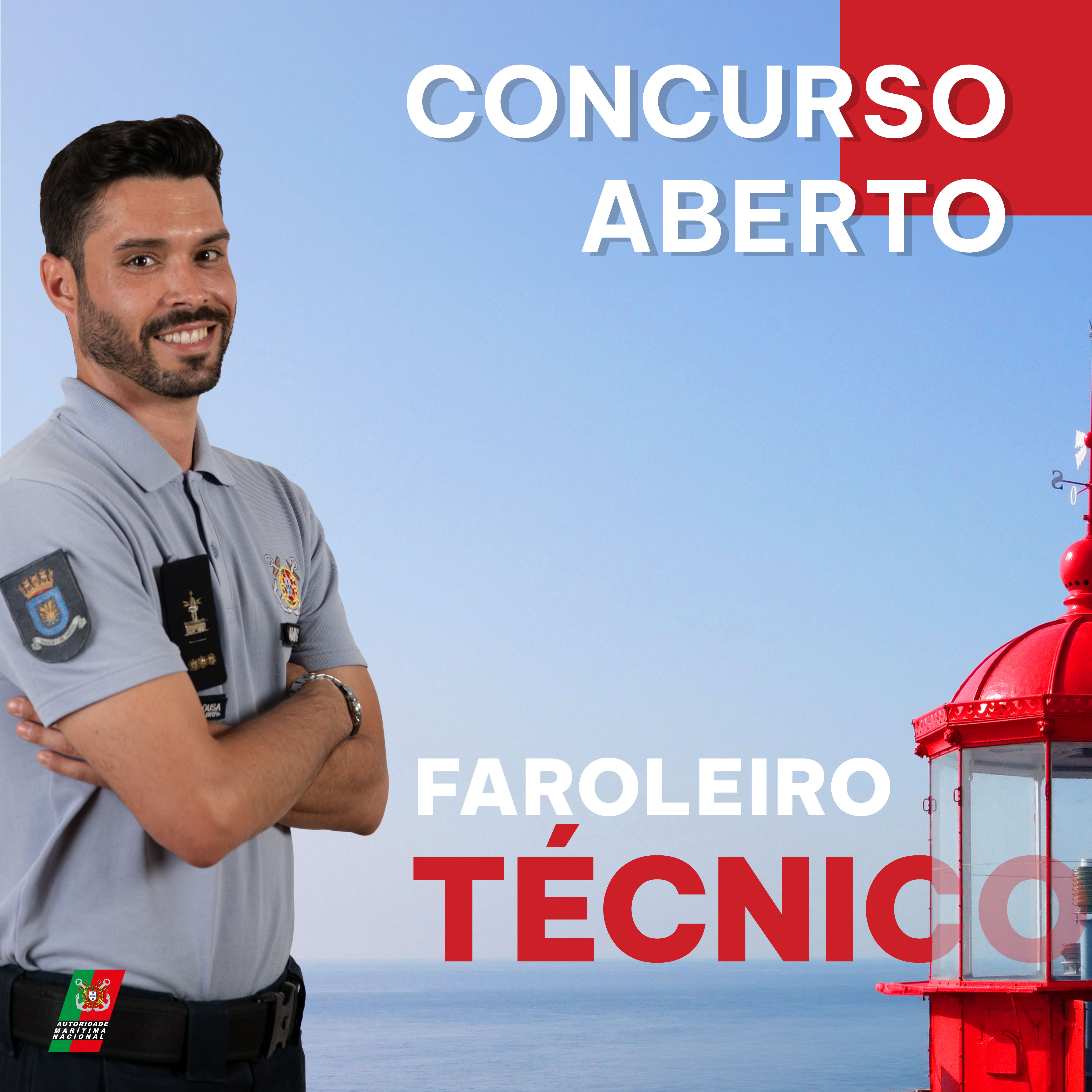 Concurso aberto para Faroleiro Técnico de 1.ª Classe